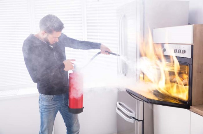 Extintores en casa - Sistemas contra incendios -Chacarrex